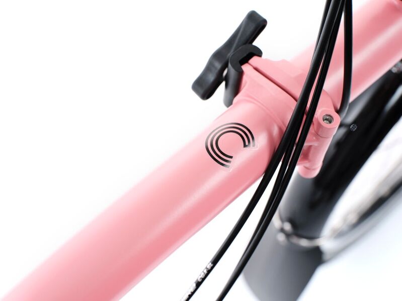 Brompton C-Line Explore S12L Flamingo Pink - Imatge 2