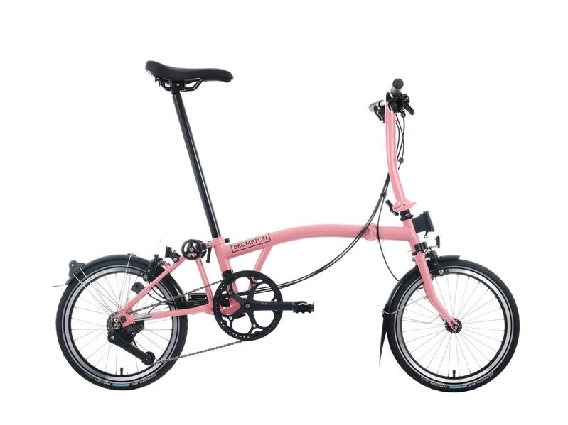 Brompton C-Line Explore S12L Flamingo Pink