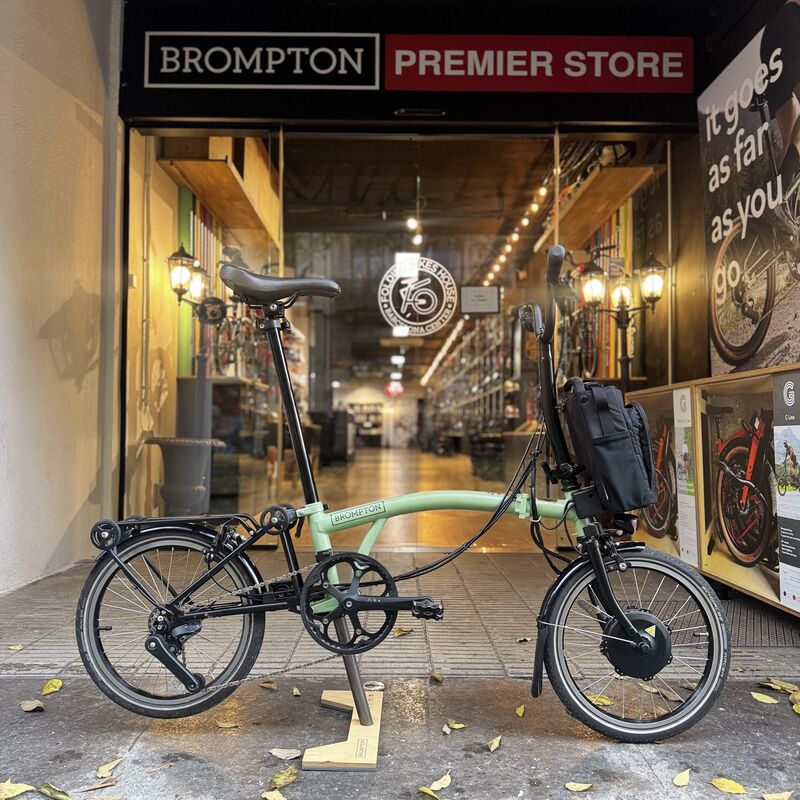 Brompton Electrica Ocasion C-Line M4R Sage Green