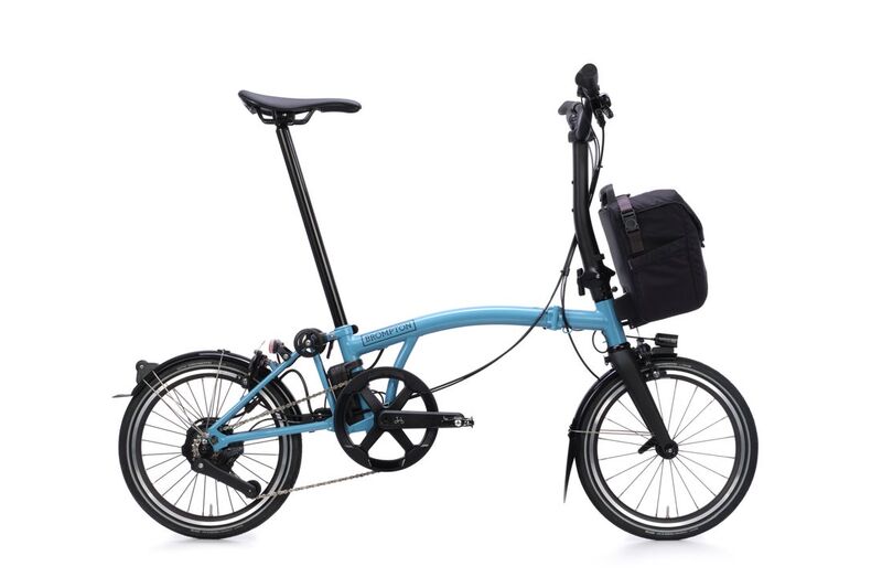 Brompton Electric P-Line M4L Cloud Metallic