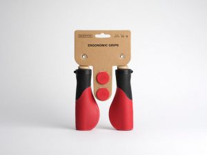 Brompton puños ergonomicos rojos