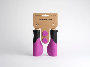 Brompton puños ergonomicos morados
